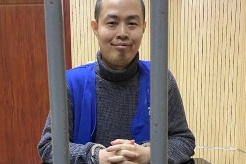 Chen Pinlin in prison in 2024 / Photo: Amnesty International